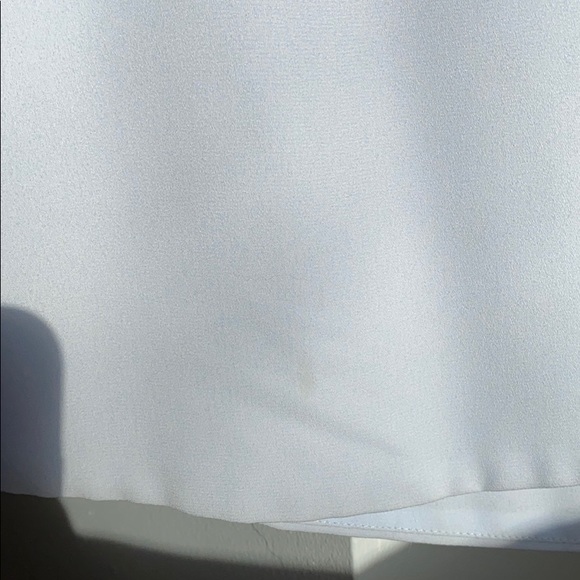 Baby blue polyester Babaton top - Picture 4 of 5